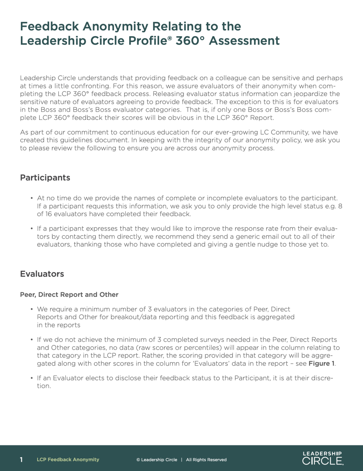 Lcp Tracker Checklist.pdf LCgo-LCP - How to Deliver - Leadership Circle®